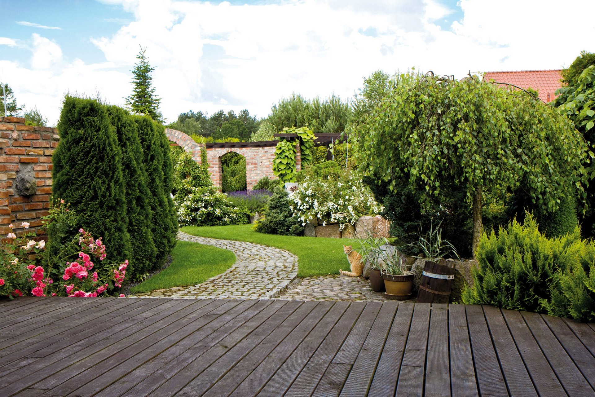 Gartenansicht Galabau