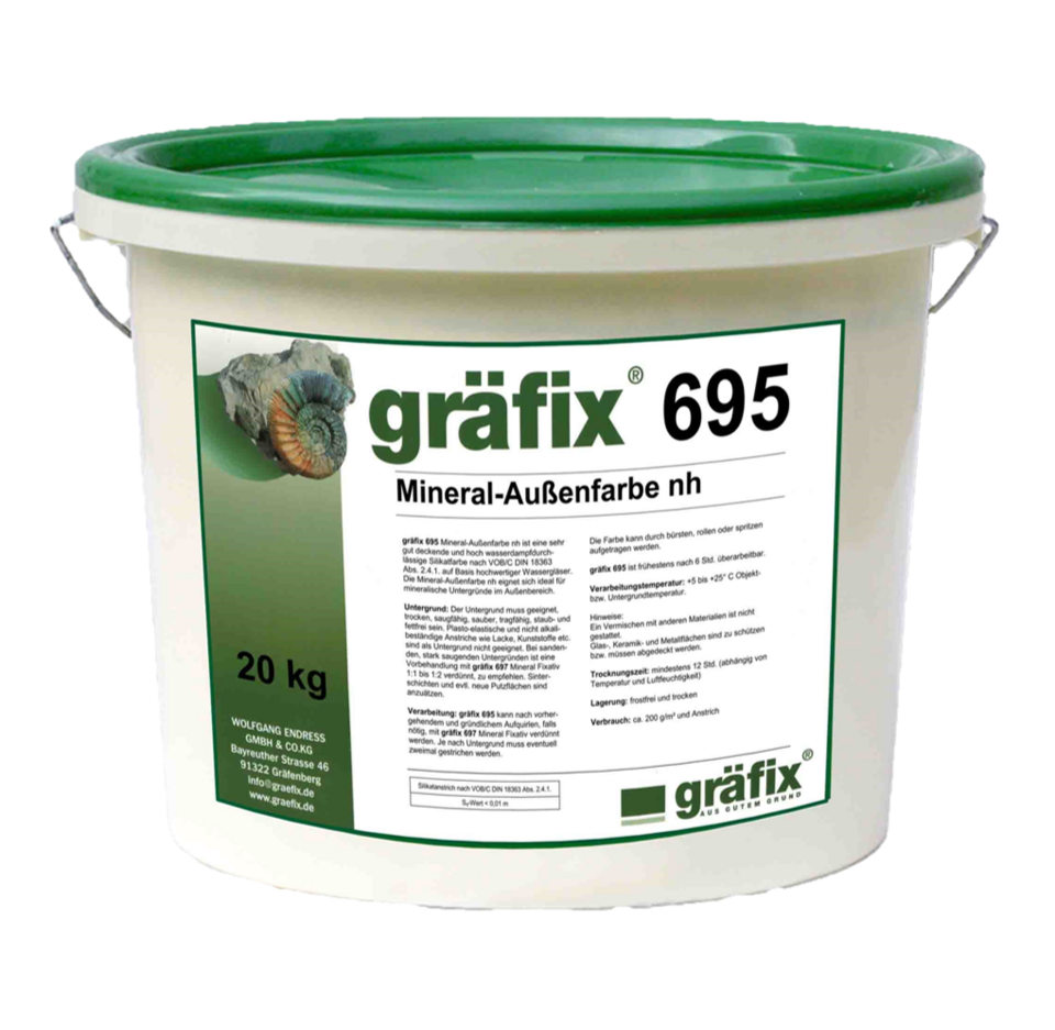 Eimer gräfix 695 Mineral Außenfarbe nh 20 kg